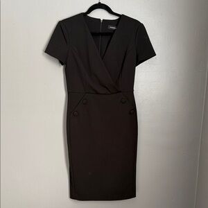 Andrew Marc Black Mini Dress